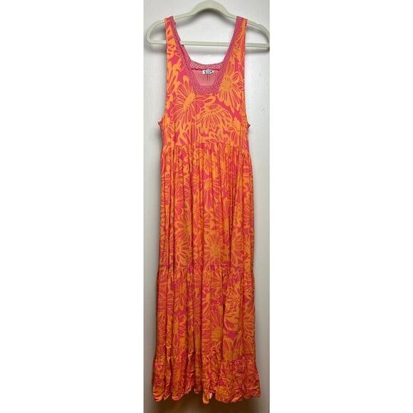 Free People Tiers for You Maxi Dress Sz. M - Picture 2 of 6